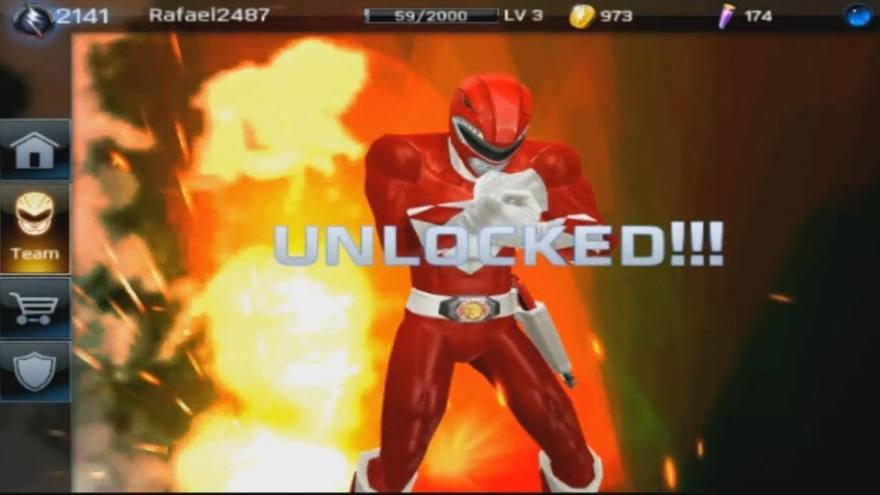 Power Rangers Legacy Wars Android (Mighty Morphin Red Ranger Leader ...