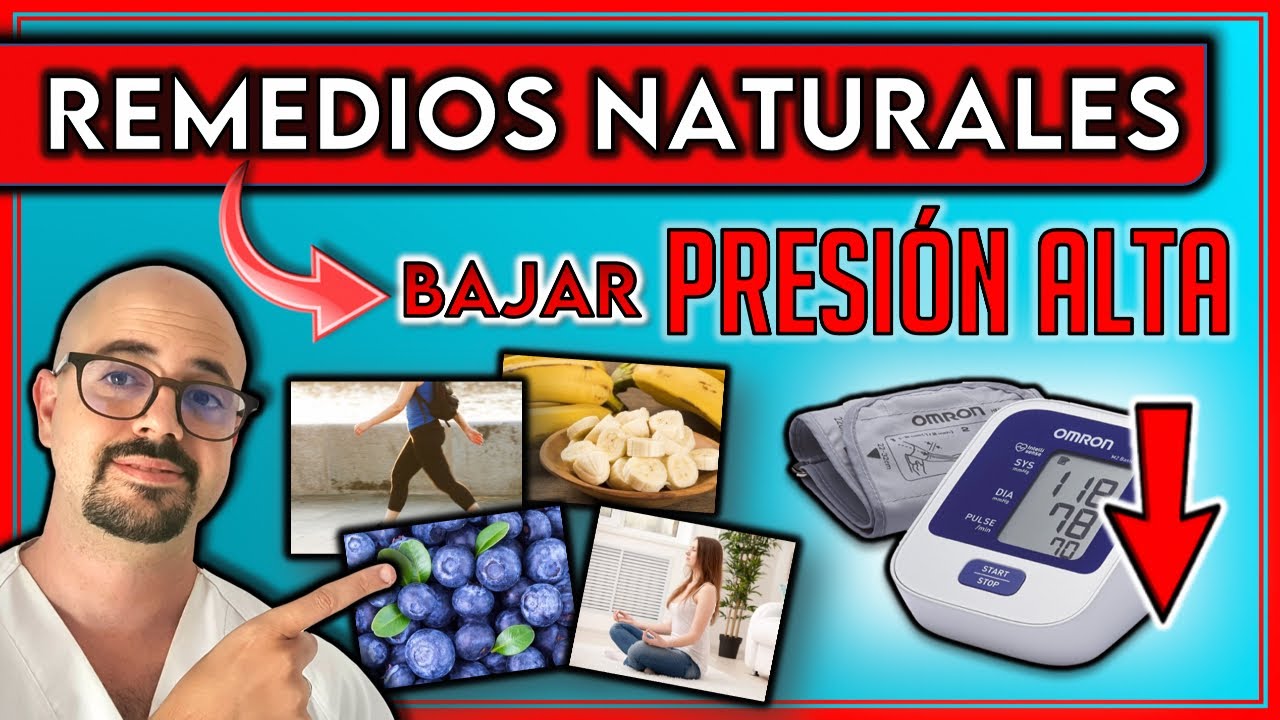 7 REMEDIOS NATURALES para BAJAR la PRESIÓN ALTA sin MEDICAMENTOS || Hipertensión arterial