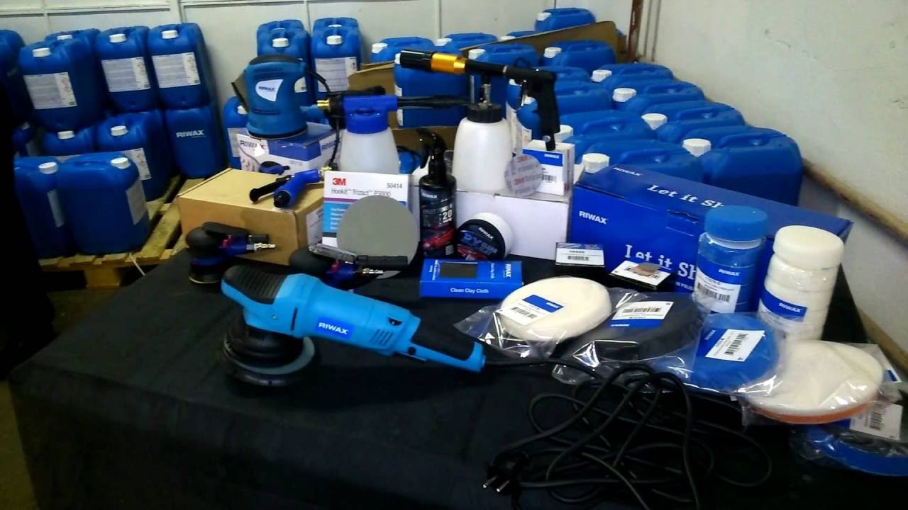 Dual action Polisher RIWAX + Titan Wax