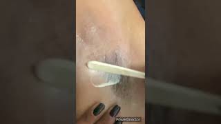 Rica wax Underarms #shorts #short #waxing #wax