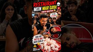 😂 Restaurant Prank Gone Crazy!😱 #shortsvideo #publicreactin #comedy #pranks #support #memes #fake