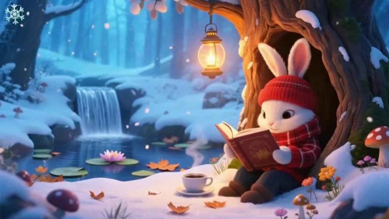 Lofi Winter Vibes ❄️ | Relaxing Music for Study & Focus 📖🐰