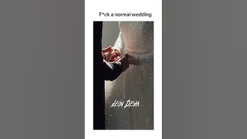 F*ck a normal wedding I want mafia wedding🌚🥵