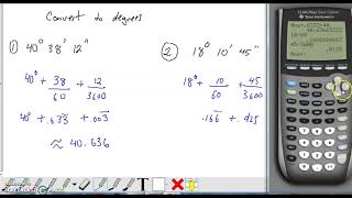 Converting between DMS and decimal degrees