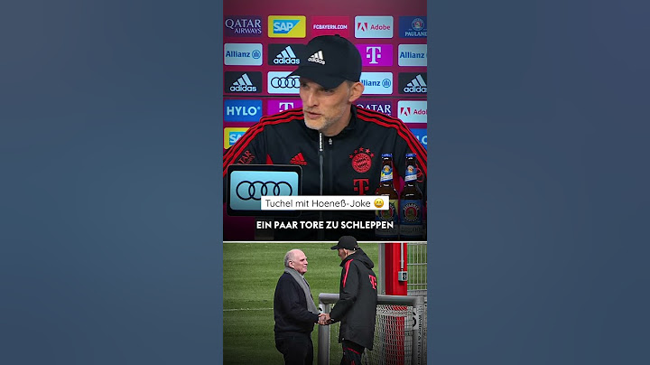 Launiger Tuchel auf der PK 😄👏🏼