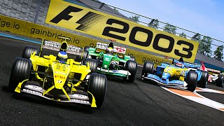 F1 2003 REMASTERED!... BUT racing a MODERN GP