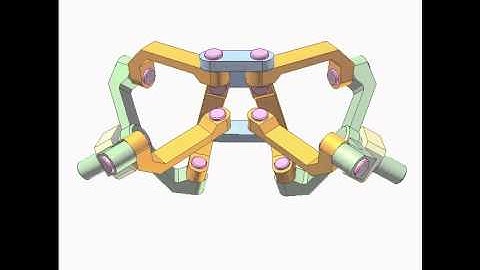 Spherical 4R mechanism 2d