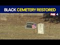 Historic Black cemetery restored for Veterans Day