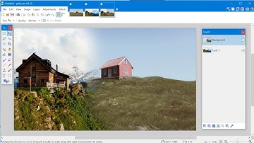 How to Blend 2 Pictures in Paint.net