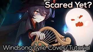 ♪ Hu Tao: Scared Yet? (Lullaby) ♪ Windsong Lyre (Harp) Cover & Tutorial | Genshin Impact