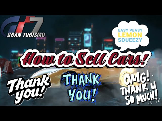 How to sell cars in Gran Turismo 7