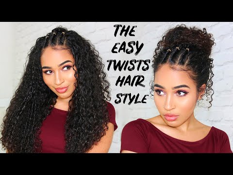 easy-90/00s-twists-hairstyle-for-curly-hair---lana-summer