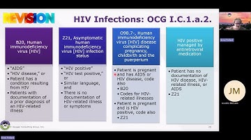 HCGTV: Webinar Snippet - 2026 ICD-10-CM Code Changes - HIV Infections OCG I.C.1.a.2