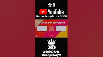 YouTube Outro Template 2 For YouTube Channels 2023 No Text No Copyright Free Download