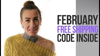 Free Shipping Coupon Code! February 2019 UrbanBodyJewelry.com