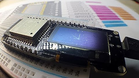 Wemos Lolin32 OLED and Gpio