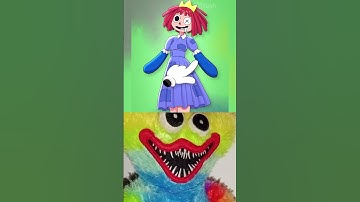 TADC turning into creepy creatures (Reaction) #theamazingdigitalcircus #animation