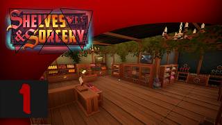 Cozy up while we tidy a fantasy shop! - Shelves & Sorcery Gameplay - Cozy Let's Play screenshot 3
