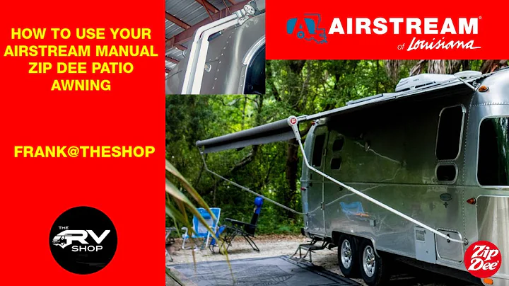 Airstream Manual Zip Dee Manual Patio Awning Tutorial #airstream #camping