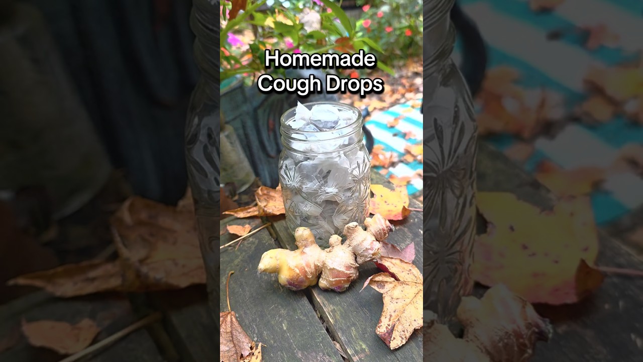 Homemade Cough Drops 🍯🫚🍋 