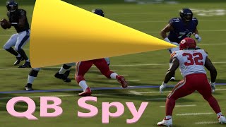 How do you make a player QB spy in Madden 24?