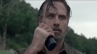 The Walking Dead 8x10 Ending Scene - Rick Tells Negan About Carl's Death