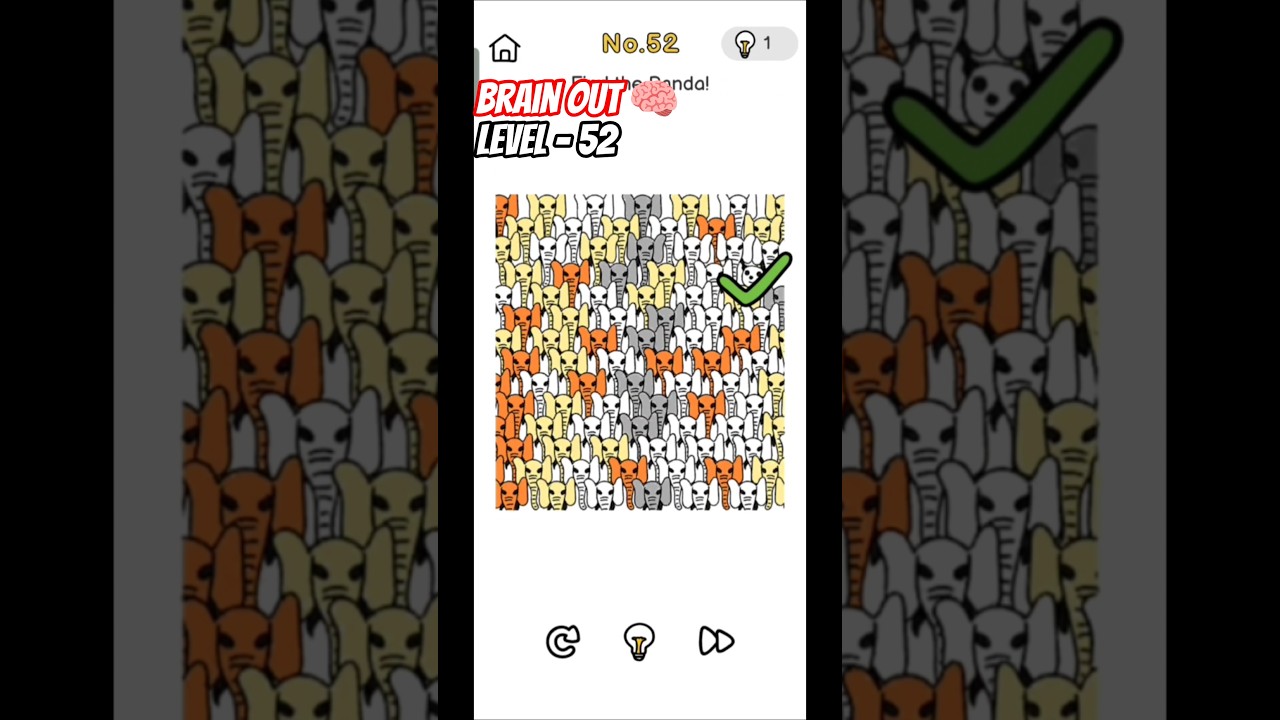 Must play mobile game & Puzzle - Brain Out Level 52 Walkthrough 🧠🔥  