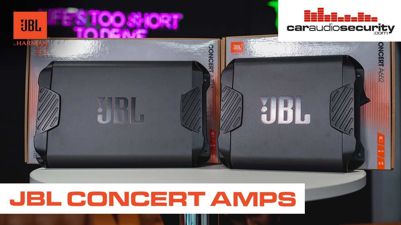 JBL Concert Car Audio Amplifiers A652 & A704 | Car Audio