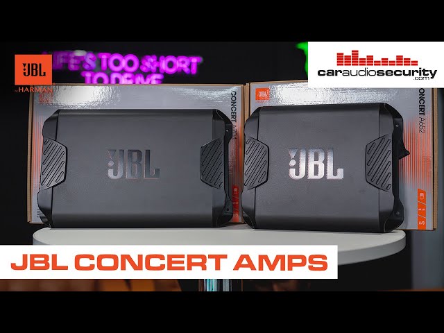 JBL Concert Car Audio Amplifiers A652 & A704 | Car Audio