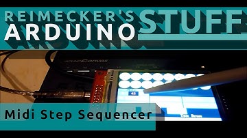 Arduino Midi Step Sequencer 1.0 an Roland Sound Canvas SC 155 (DEMO)