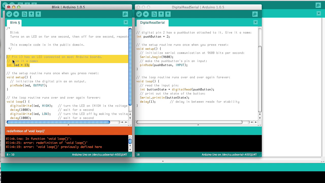 Arduino Combining Sketches