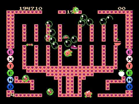 прохождение Bubble Bobble (nes)