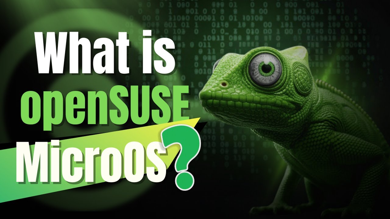 Why openSUSE MicroOS is the Best Immutable Linux Distro - YouTube