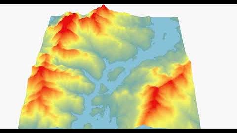 Flood risk Simulation Map in ArcScene