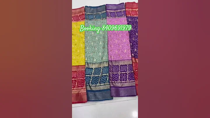 #sarees #sareesSuper fancy   patola foil print #sarees