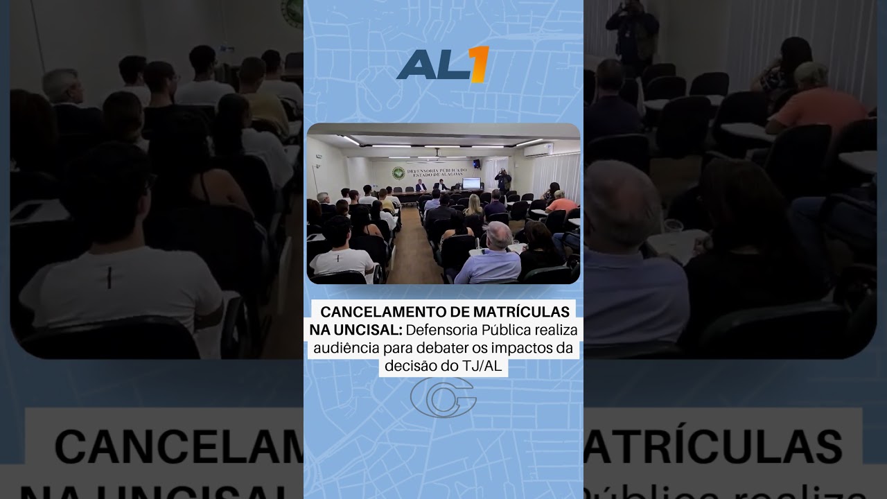 Cancelamento de matrículas na Uncisal: Defensoria Pública realiza audiência