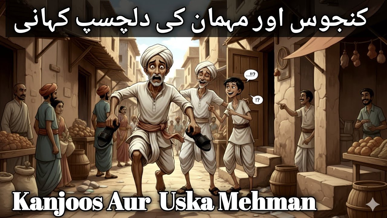 Aik Kanjoos aur Uska Mehman|Urdu Kahaniyan|Hindi Kahaniyan|kid story| Moral Stories|Fairy tales