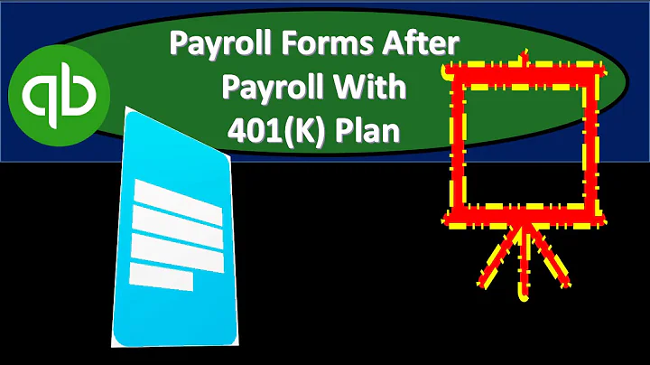 Payroll Forms After Payroll With 401(K) Plan (Form 941 From W-2) In QuickBooks