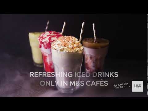 M&S | Salted Caramel Crunch Frappé only in M&S Cafés