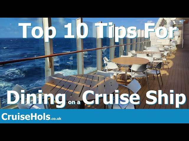 Beginner's guide to dining on a cruise - Cruiseable