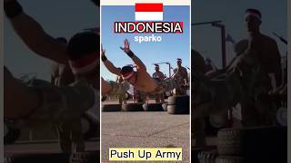 US Army 🇺🇸 Vs Indonesia🇮🇩 Army Push Up (Push Up TNI Vs Tentara Amerika) #shorts