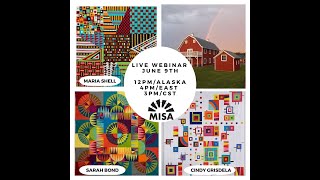 Piecing Perspectives Live Webinar with Maria Shell, Sarah Bond and Cindy Grisdela