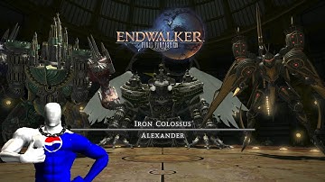 Final Fantasy XIV Endwalker - the Epic of Alexander Ultimate TEA First Clear as DRG POV (6.55)