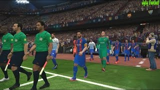 Barcelona vs malaga | la liga 2016/17 full match pes 2017 gameplay pc