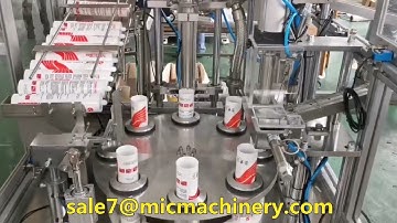 MIC automatic vertical type silicone sealant cartridge filling capping machine #sealants #silicone