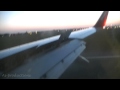 Airberlin 737-700 Evening landing in Copenhagen Airport