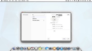 PeachByte - Adding, Editing and Deleting Contacts on a Mac