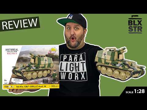 720 Teile Panzergeschichte – COBI-2665 Sd.Kfz. 138/1 Grille Ausf. M | REVIEW