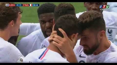 Dünya Çempionatı  1\4  Final Uruqvay 0-1 Fransa  - İtv  #BolFutbol