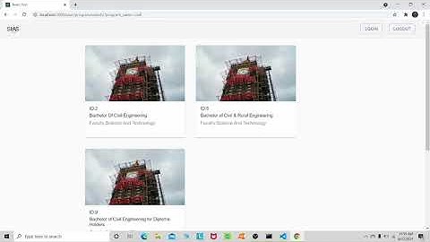 Django Rest Framework + React.js--Building Student Management System For University--